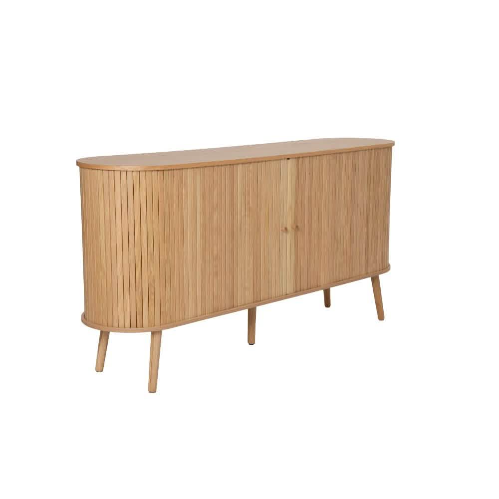 Asta Jalousiskab i Natur Eg - 160 cm