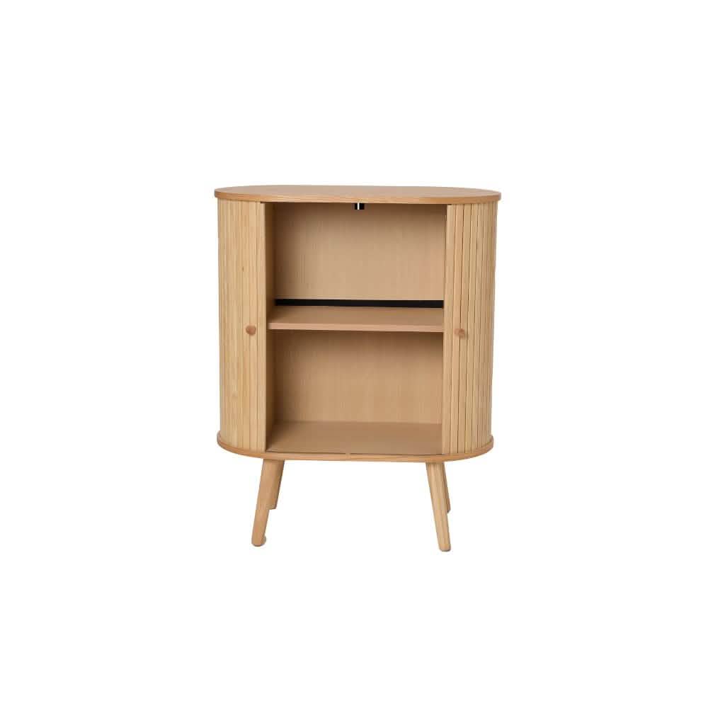 Asta Jalousiskab i Natur Eg - 70 cm
