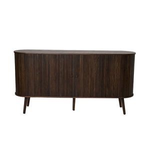 Asta Jalousiskab i Røget Eg - 160 cm