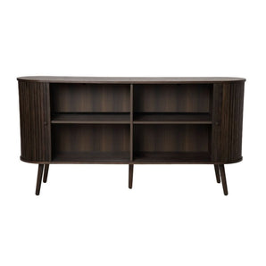 Asta Jalousiskab i Røget Eg - 160 cm