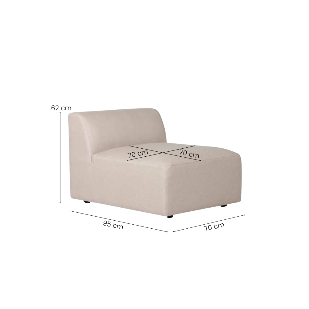 Balder Midtermodul - Beige