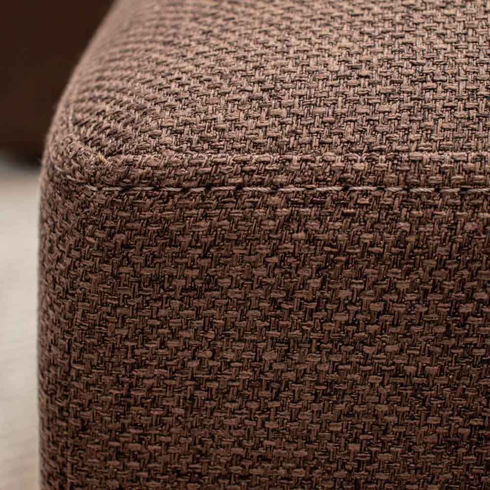Balder 2-personers Sofa m. Puf - Brun