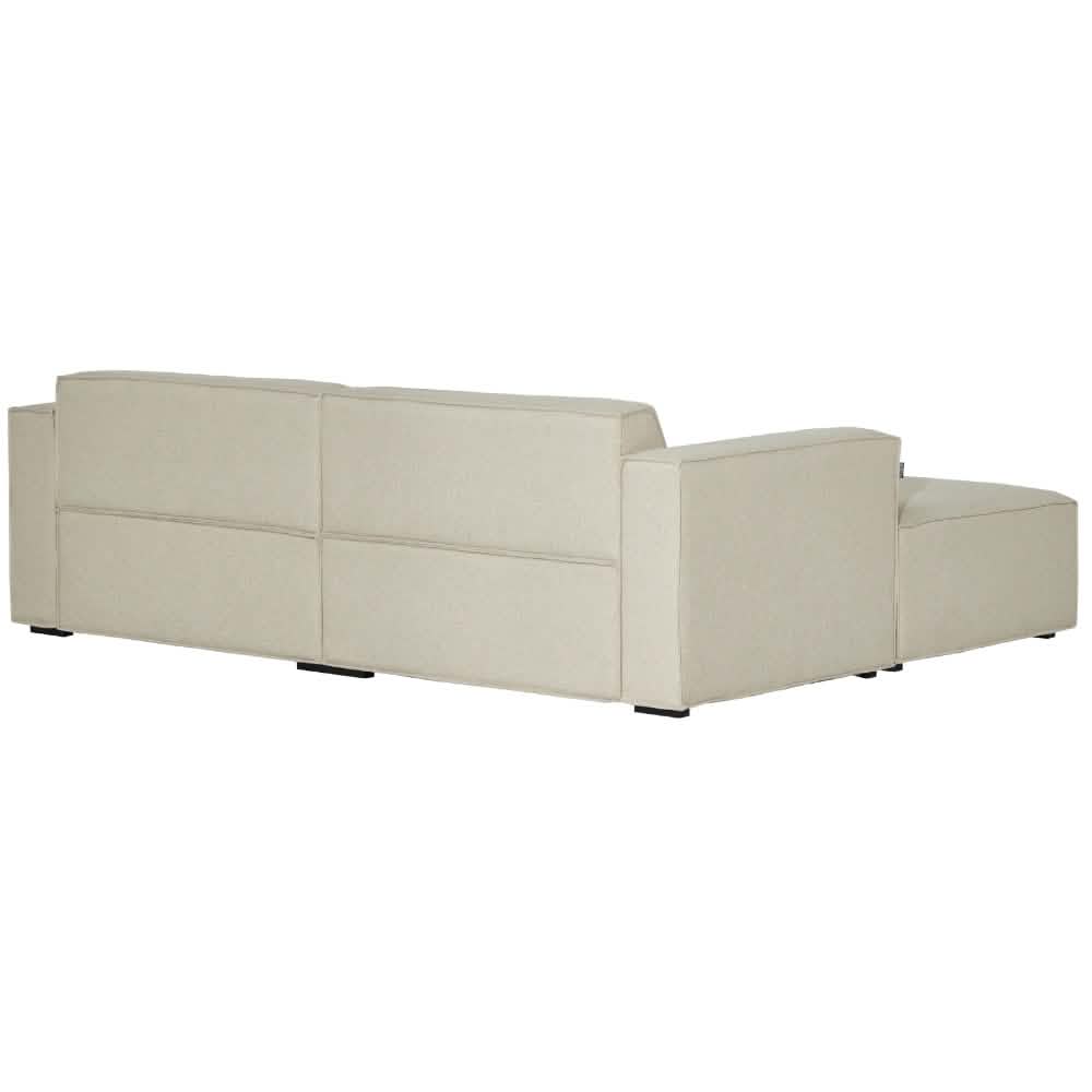 Balu Sofa - Beige Lumos inkl. Puf - 240 cm
