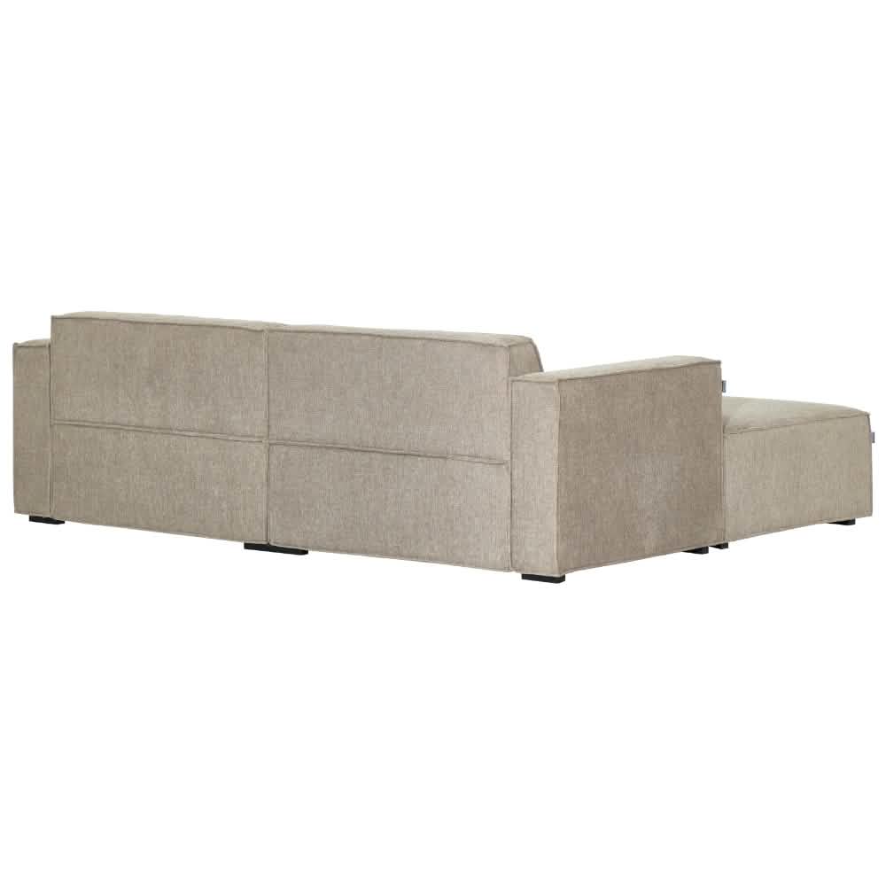 Balu Sofa - Sand inkl. Puf - 240 cm