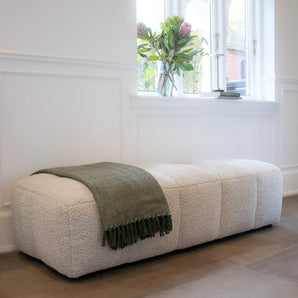 Bora Puf - Beige Boucle