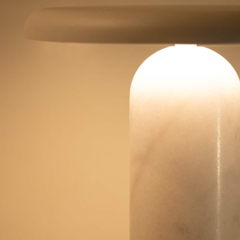 Bello Bordlampe - Hvid Marmor