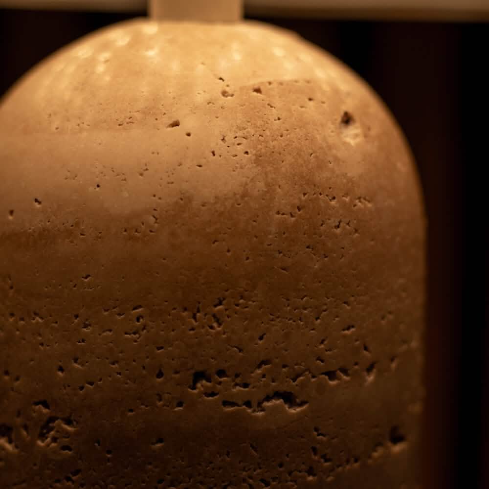 Bello Bordlampe - Beige Sten