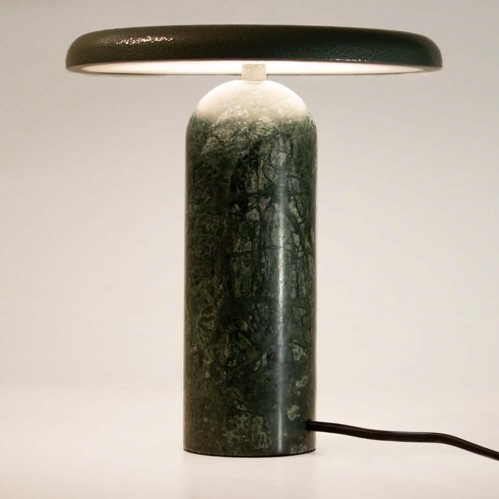 Bello Bordlampe - Grøn Marmor