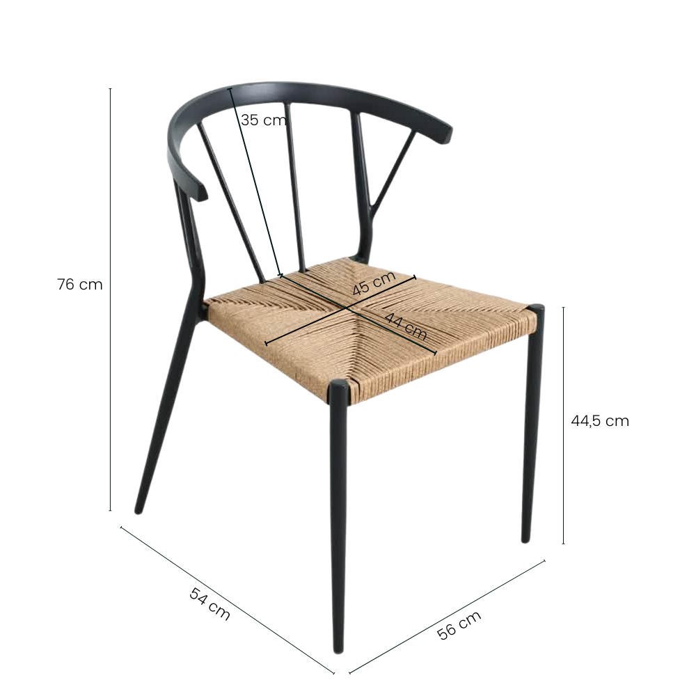Belmonte Havestol - Natur Rattan