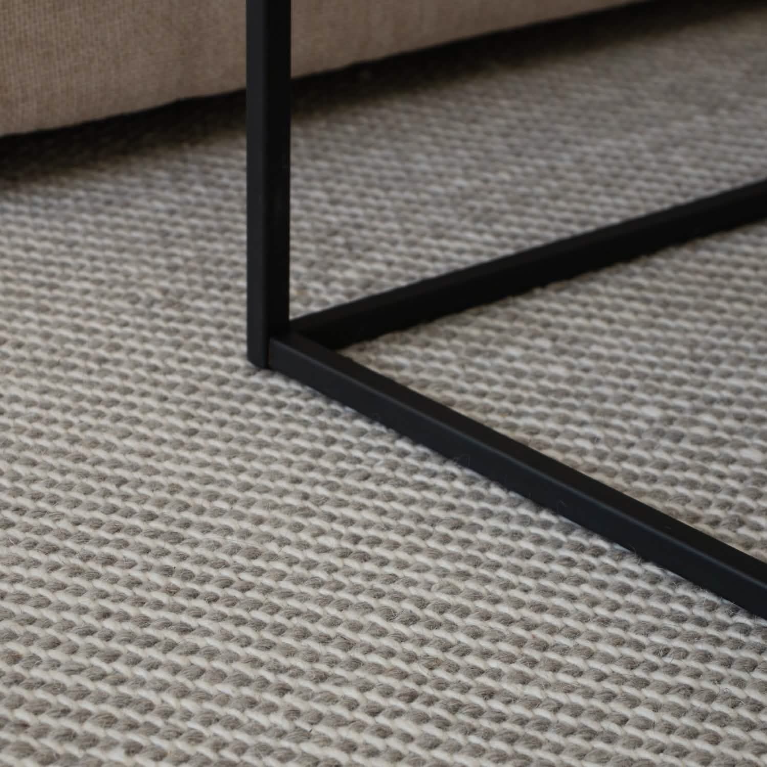 Victor Hjørnebord - Beige Keramik 60 cm