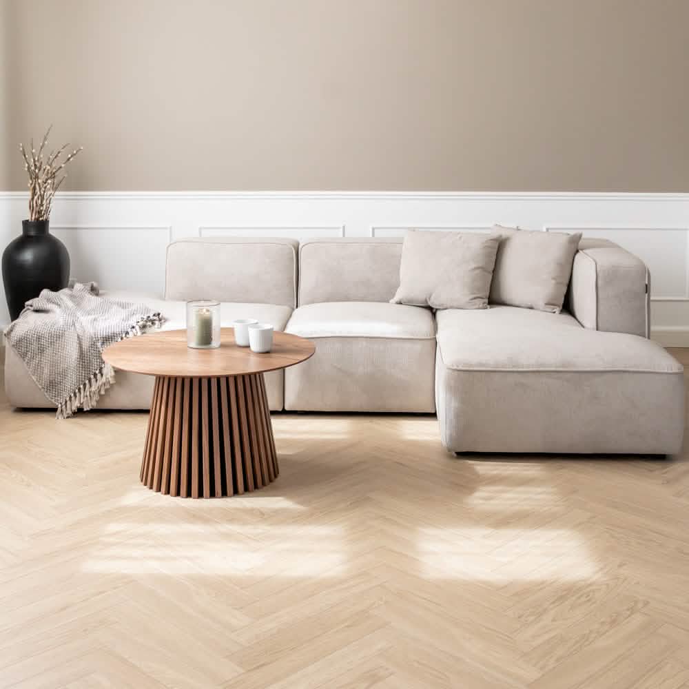 Benne Modulsofa - Højrevendt - Beige