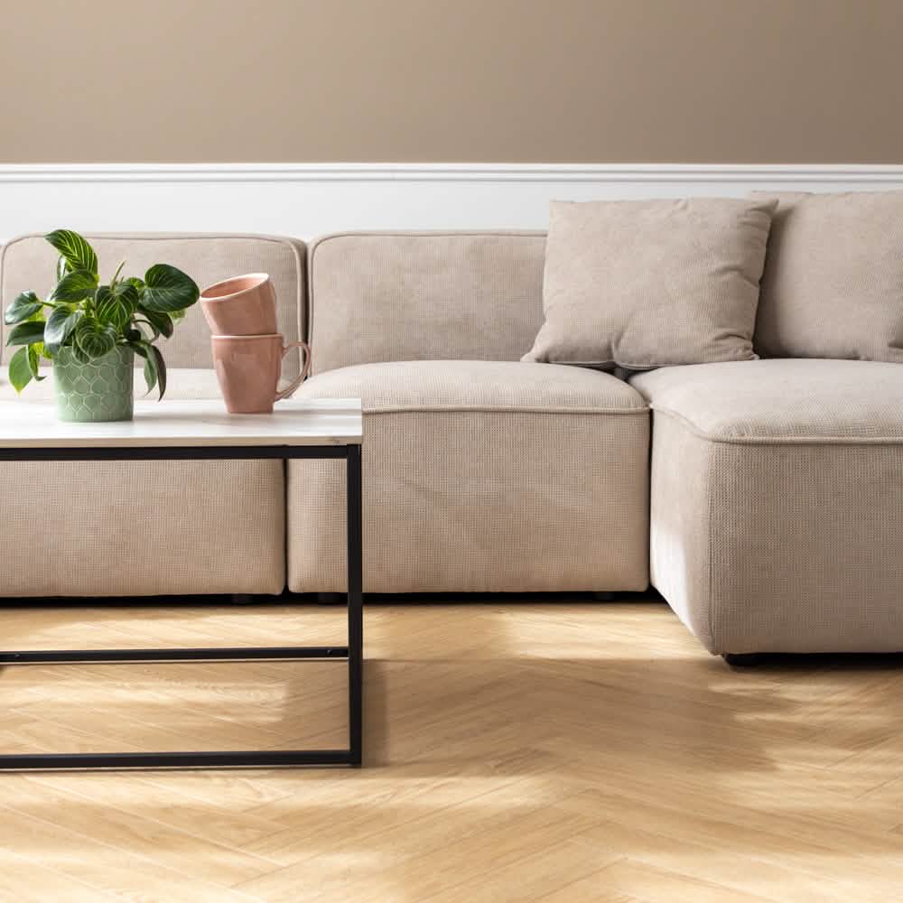 Benne Modulsofa - Højrevendt - Beige