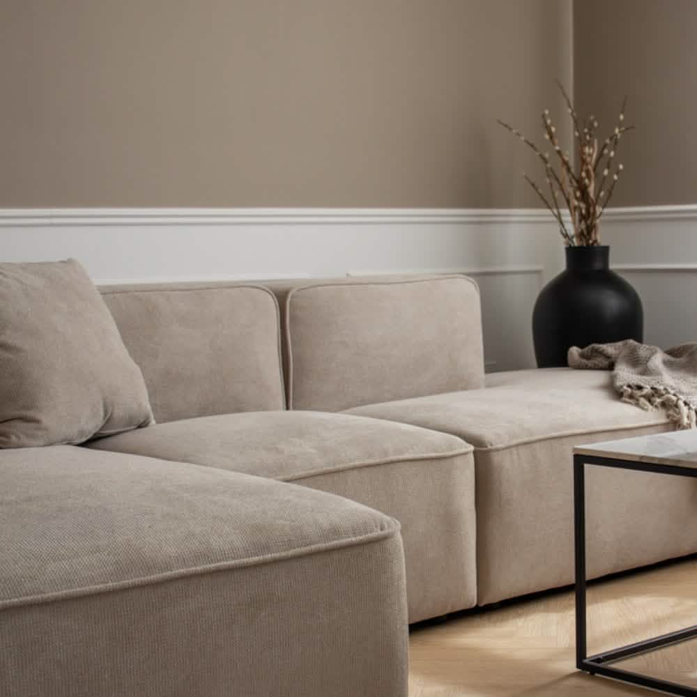 Benne Højre Open-end Modul - Beige
