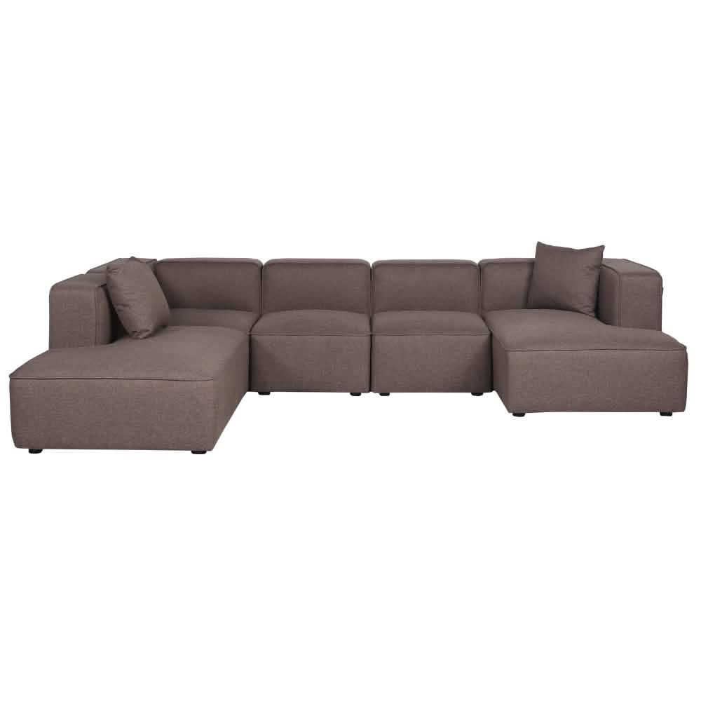 Benne U-Modulsofa - Højrevendt - Mokka