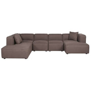 Benne U-Modulsofa - Højrevendt - Mokka