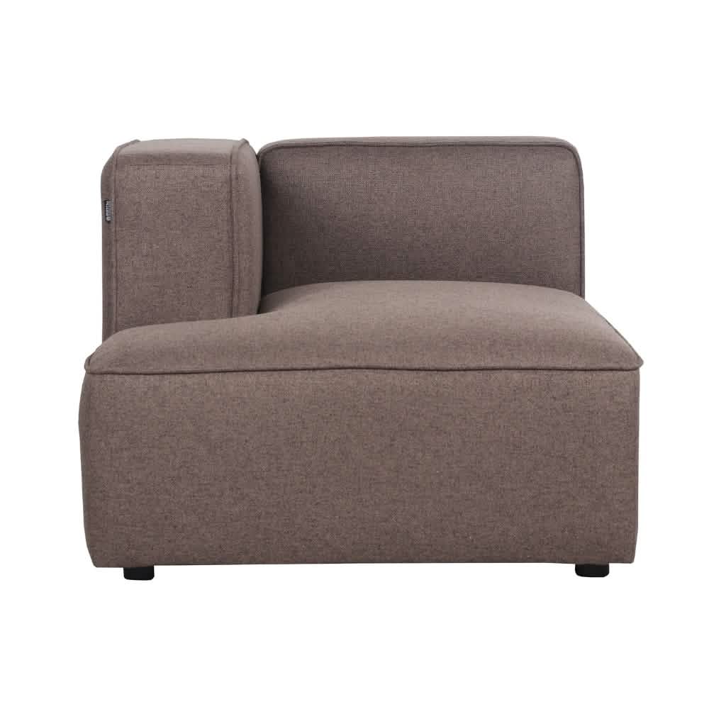 Benne Venstre Chaiselongmodul - Mokka