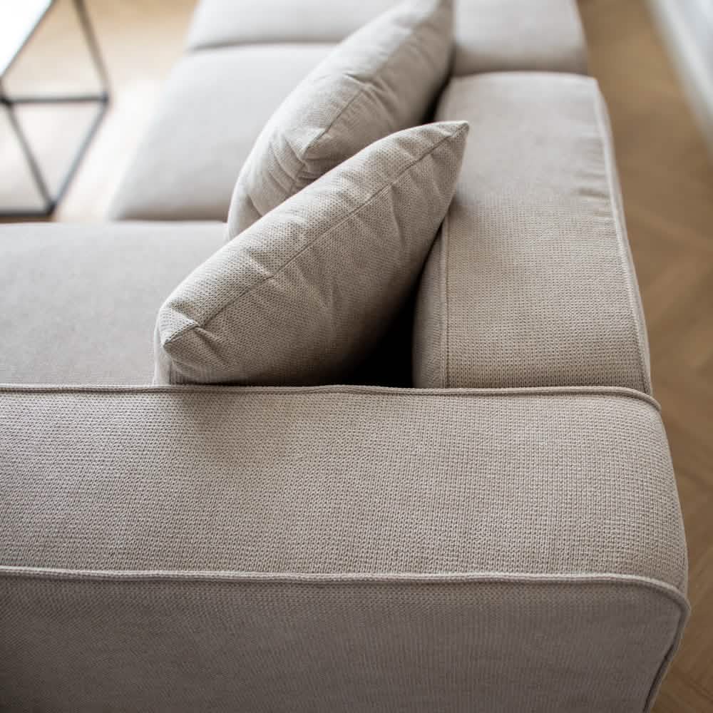 Benne 2-pers. Modulsofa m. Open-end - Højrevendt - Beige