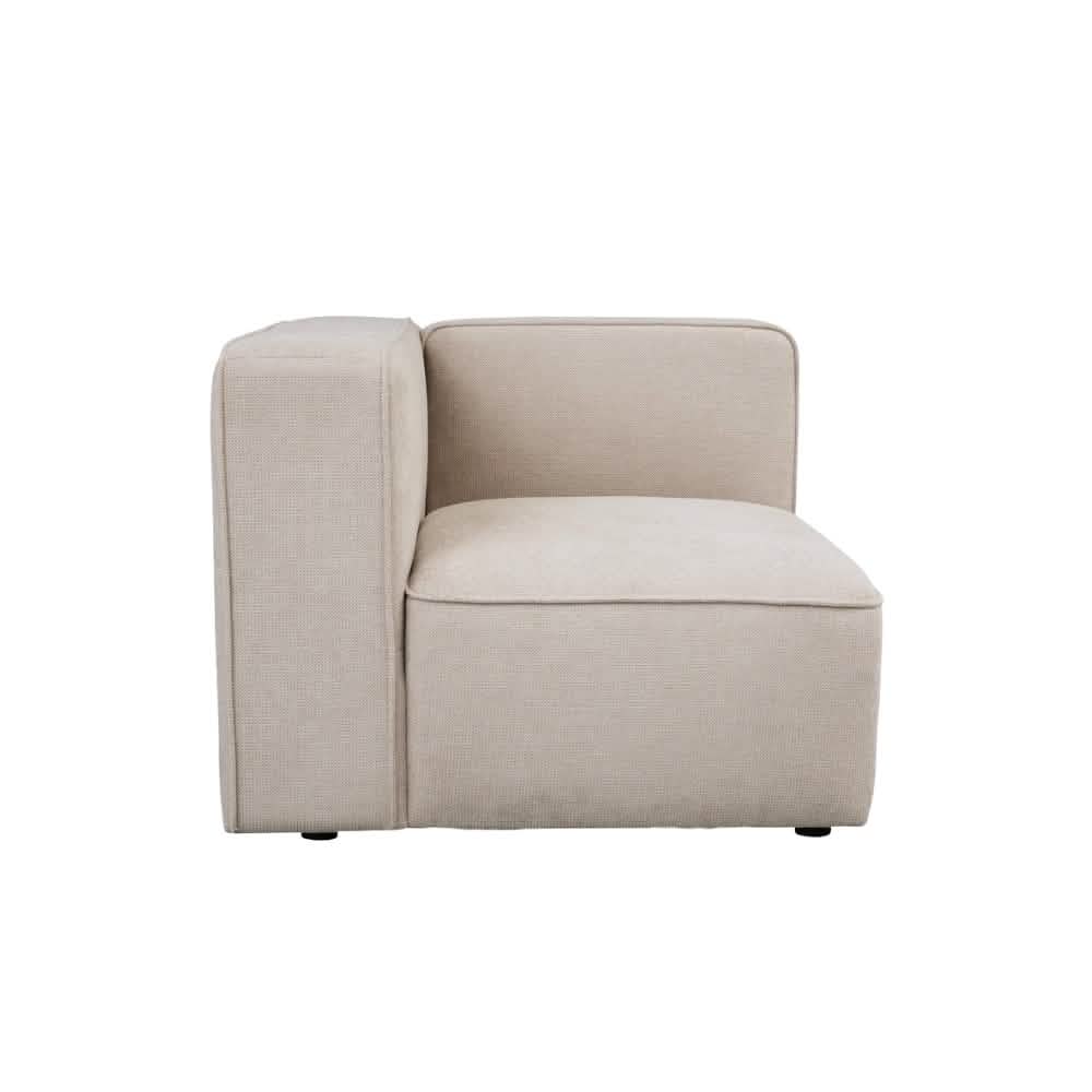 Benne Venstre Hjørnemodul - Beige