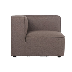 Benne Venstre Hjørnemodul - Mokka