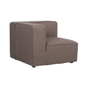 Benne Venstre Hjørnemodul - Mokka