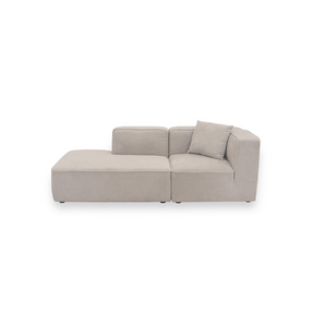 Benne 2-pers. modulsofa med open-end - Venstrevendt - Beige