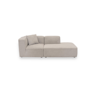 Benne 2-pers. modulsofa med open-end - Højrevendt - Beige