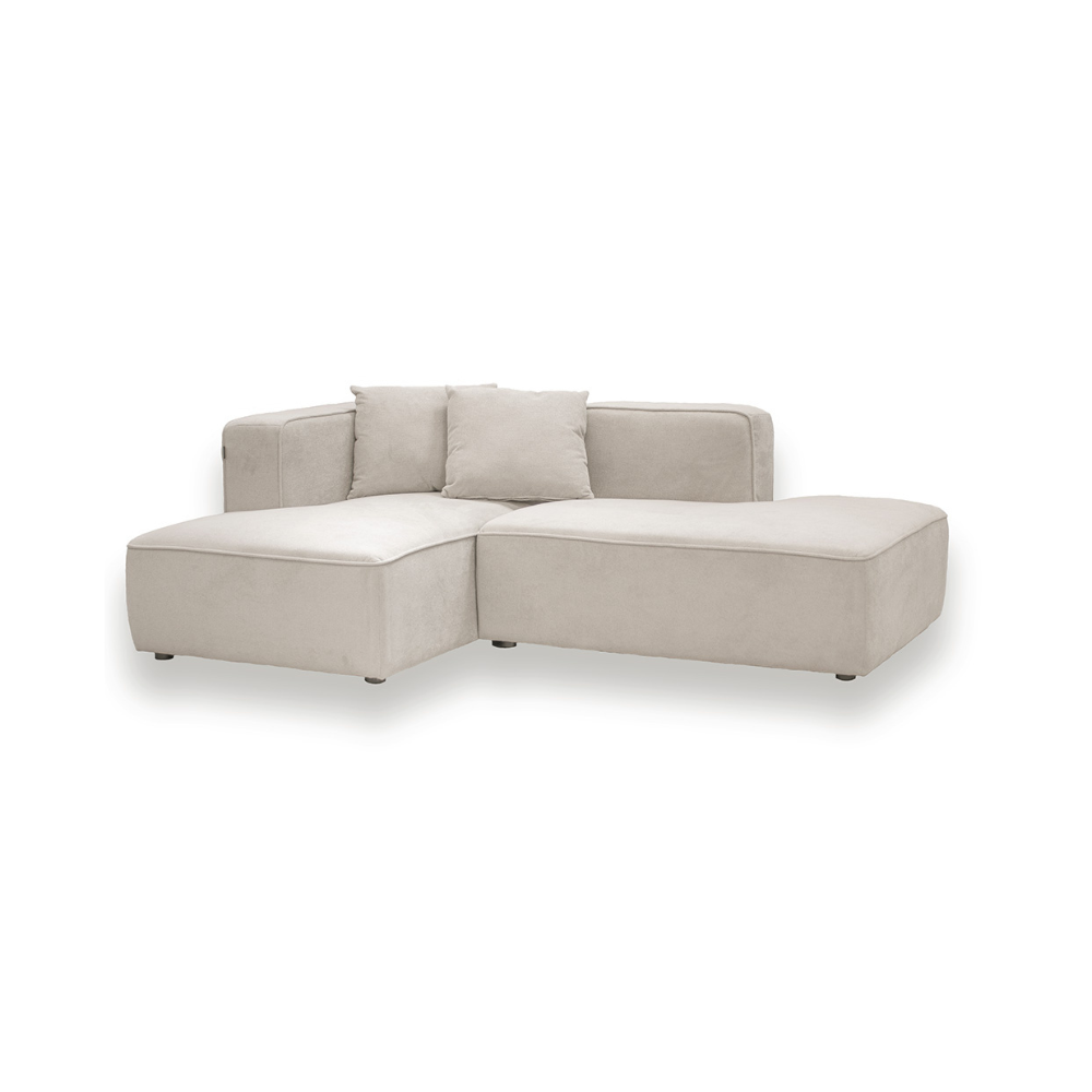 Benne 2-Pers. Open-end m. Chaiselong - Venstrevendt - Beige