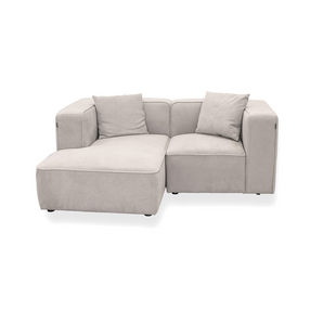 Benne 2-pers. modulsofa med chaiselong - Venstrevendt - Beige