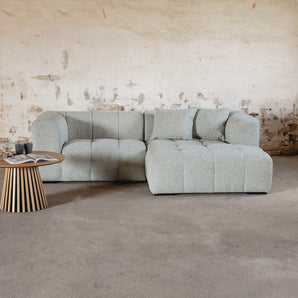 Bora Sofa i Olivengrøn - Højrevendt - 240 cm