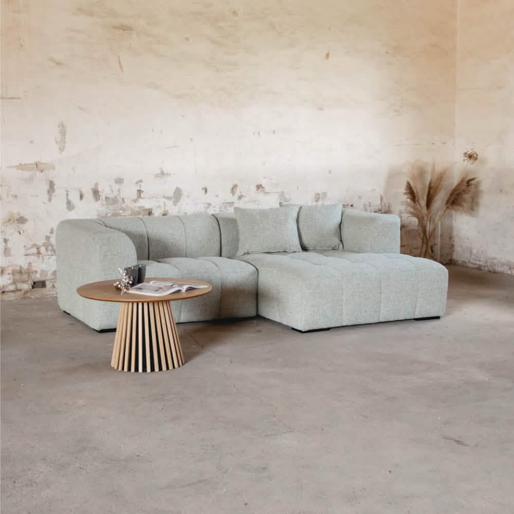 Bora Sofa i Olivengrøn - Højrevendt - 240 cm