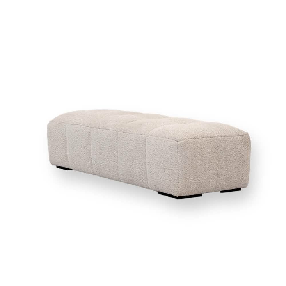 Bora Puf - Beige Boucle