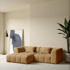 Bora Sofa i Gul - Venstrevendt - 240 cm