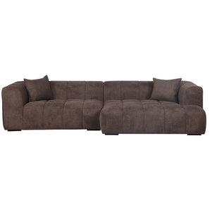 Bora Sofa i Brun - Højrevendt - 300 cm