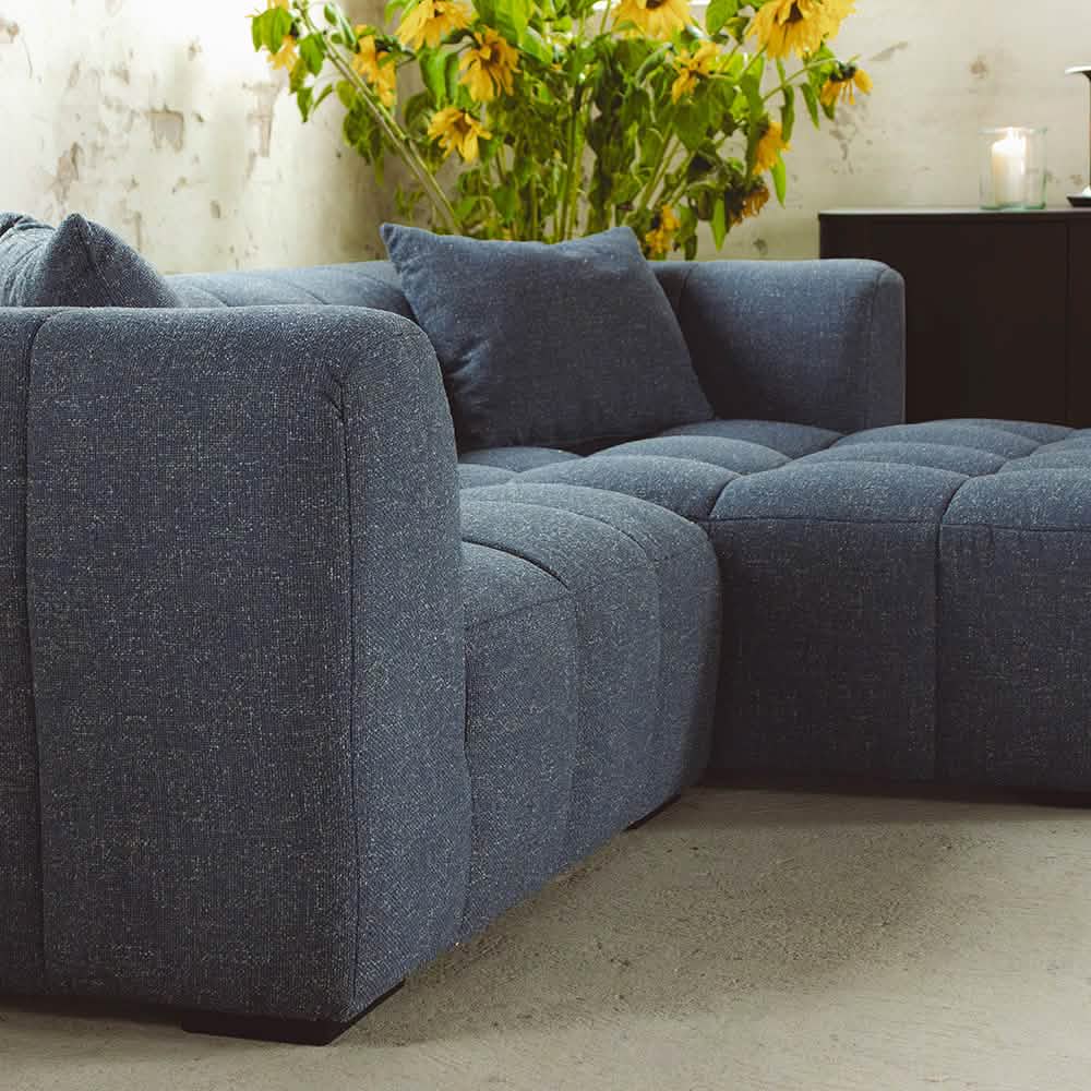 Bora Sofa i Blå - Højrevendt - 240 cm