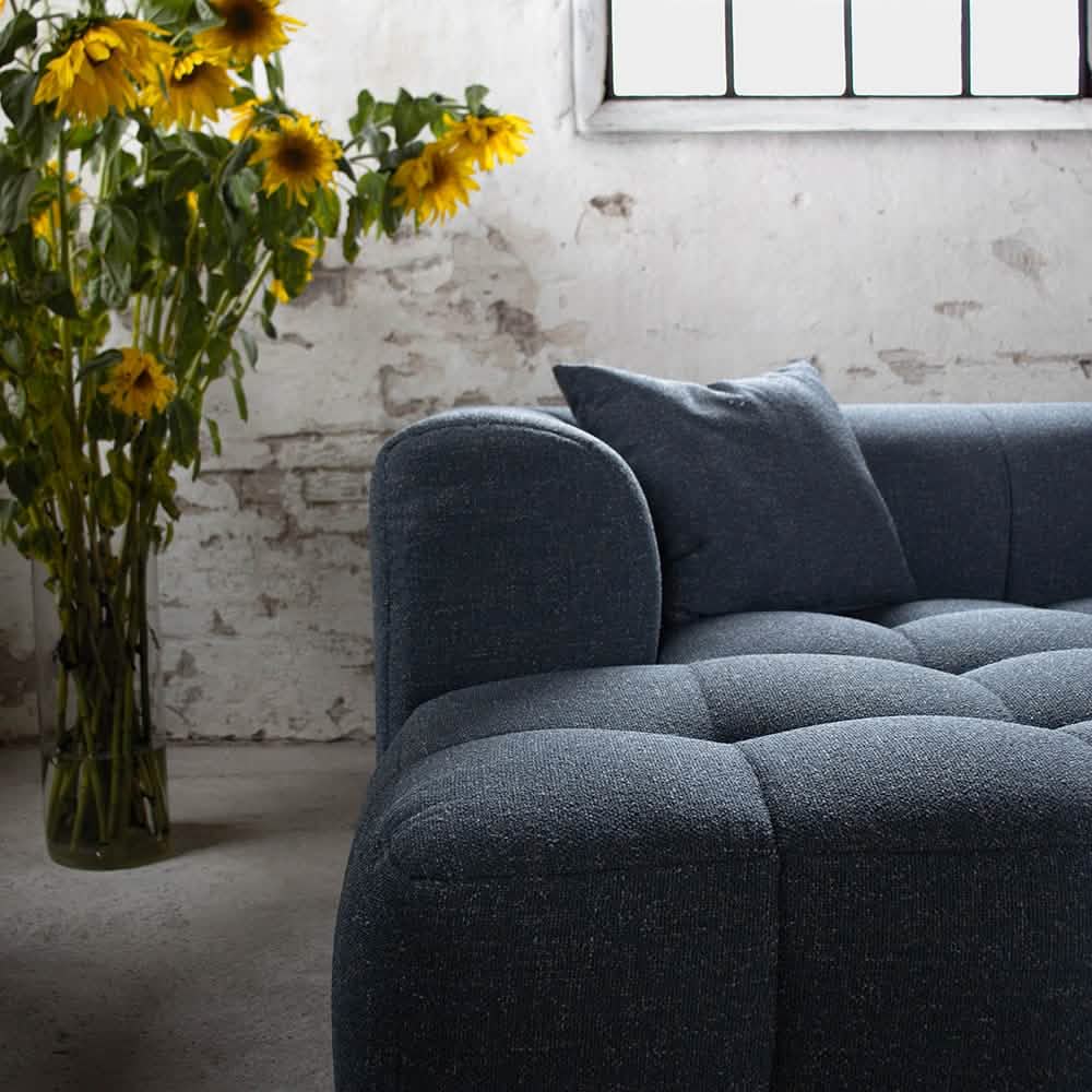 Bora Sofa i Blå - Venstrevendt - 240 cm