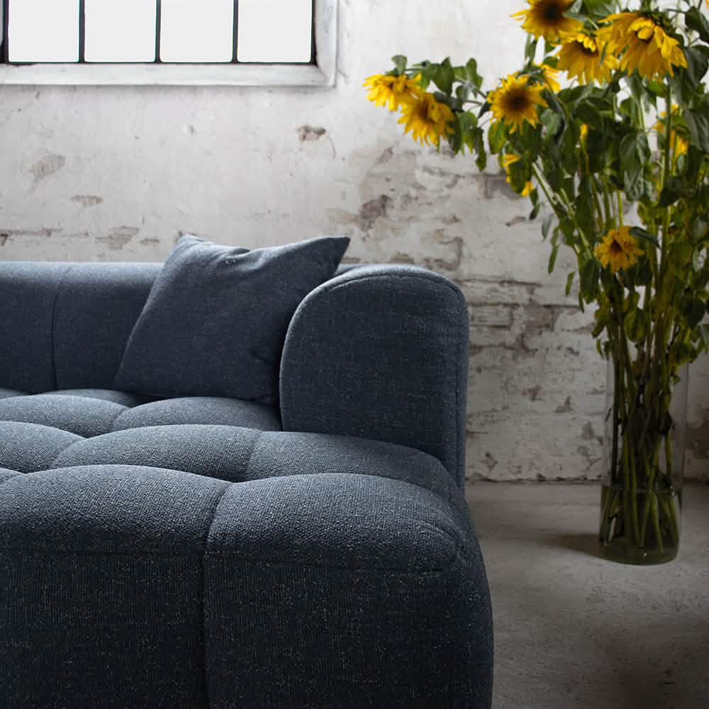Bora Sofa i Blå - Højrevendt - 240 cm