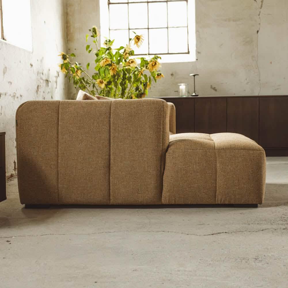 Bora Sofa i Gul - Venstrevendt - 240 cm