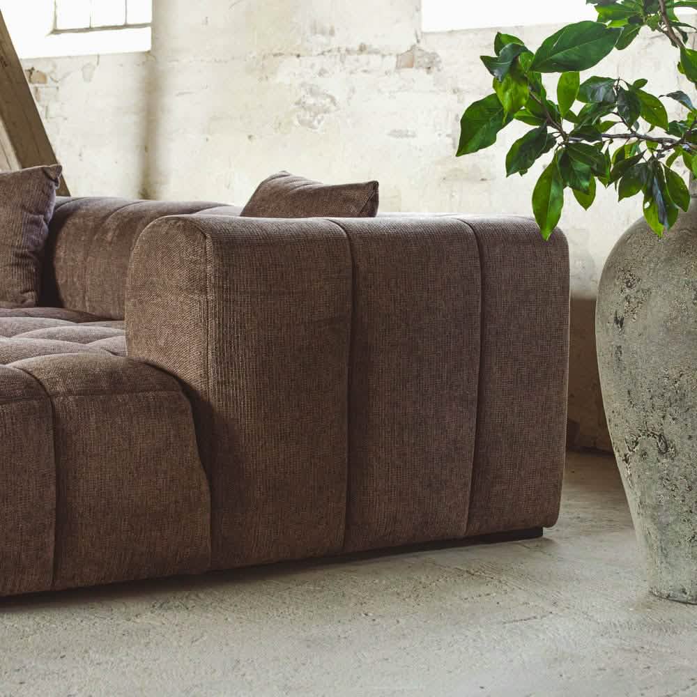Bora Sofa i Brun XL - Højrevendt - 300 cm