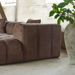 Bora Sofa i Brun XL - Højrevendt - 300 cm