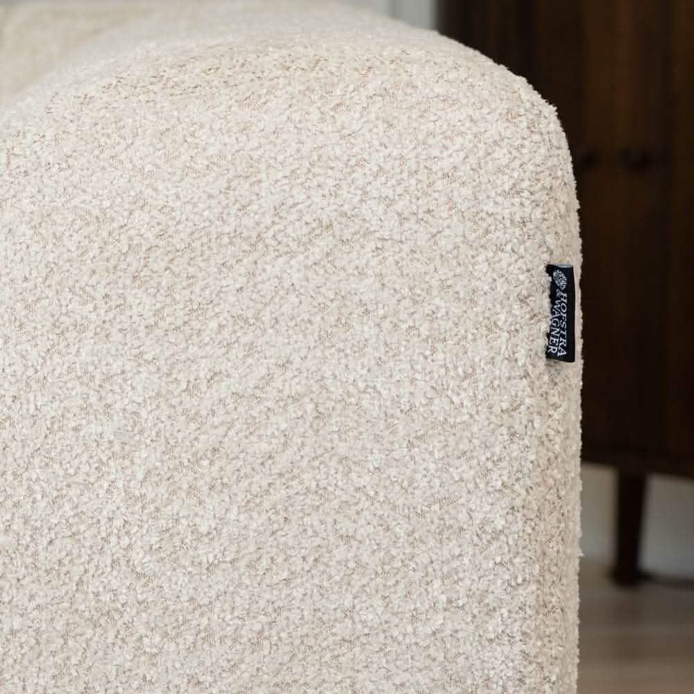 Bora Sofa i Beige Boucle - Venstrevendt - 240 cm