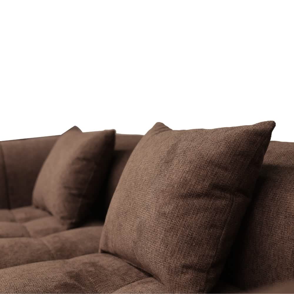 Bora Sofa - Brun - Højrevendt - 240 cm