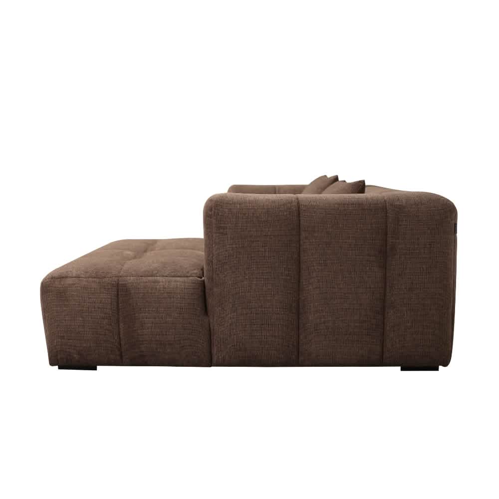 Bora Sofa - Brun - Højrevendt - 240 cm