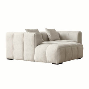 Bora Sofa i Beige Boucle - Venstrevendt - 240 cm