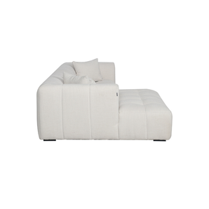 Bora Sofa i Beige Boucle XL - Venstrevendt - 300 cm