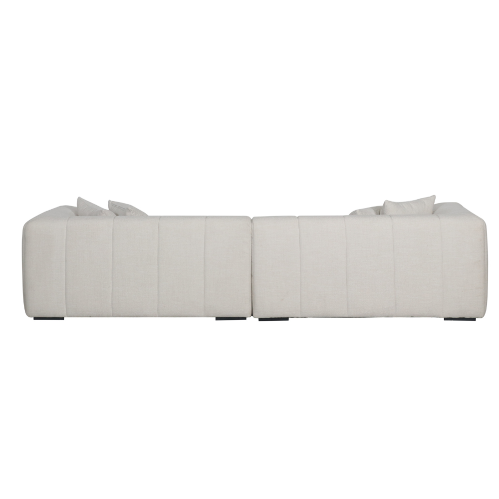 Bora Sofa i Beige Boucle XL - Højrevendt - 300 cm