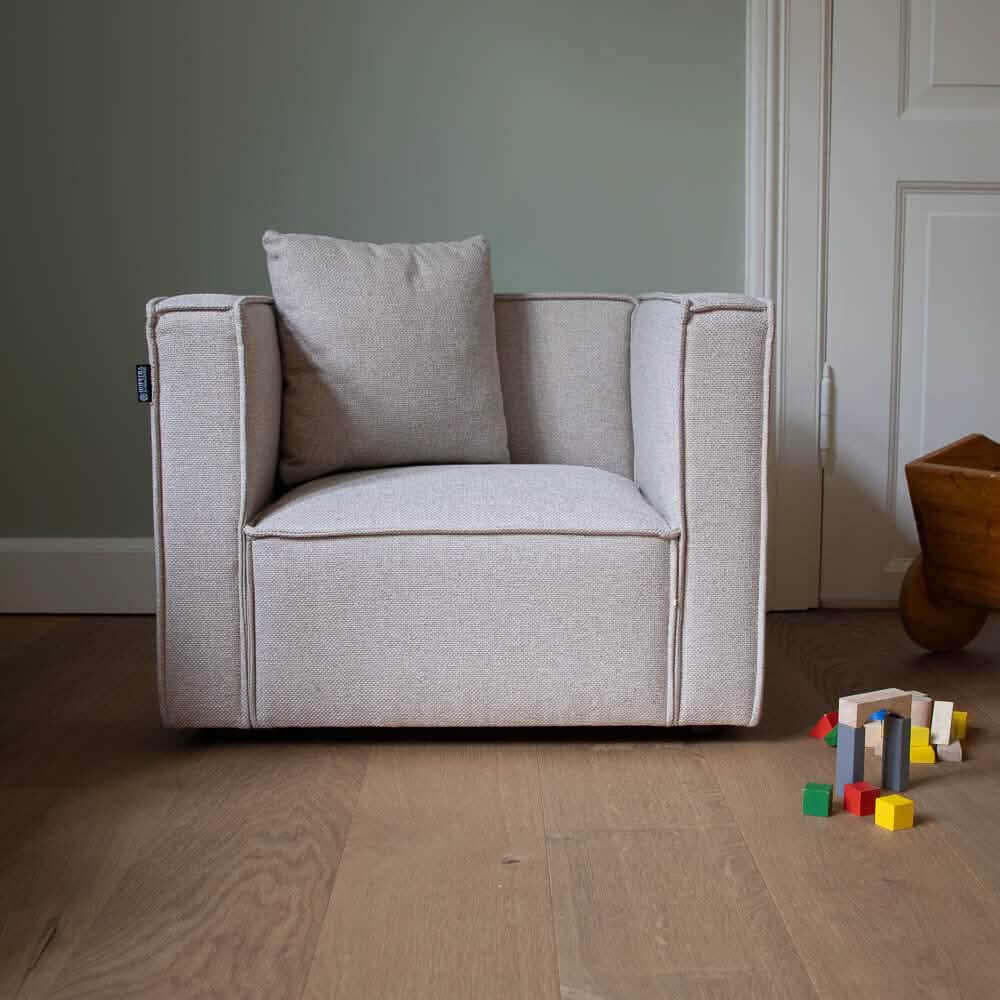 Elias Børnesofa inkl. stol - Beige