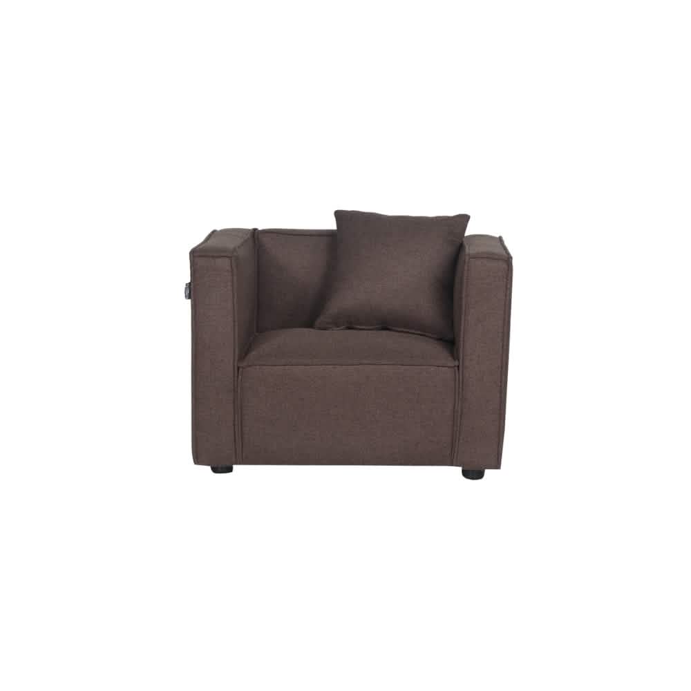Elias Børnesofa inkl. stol - Brun