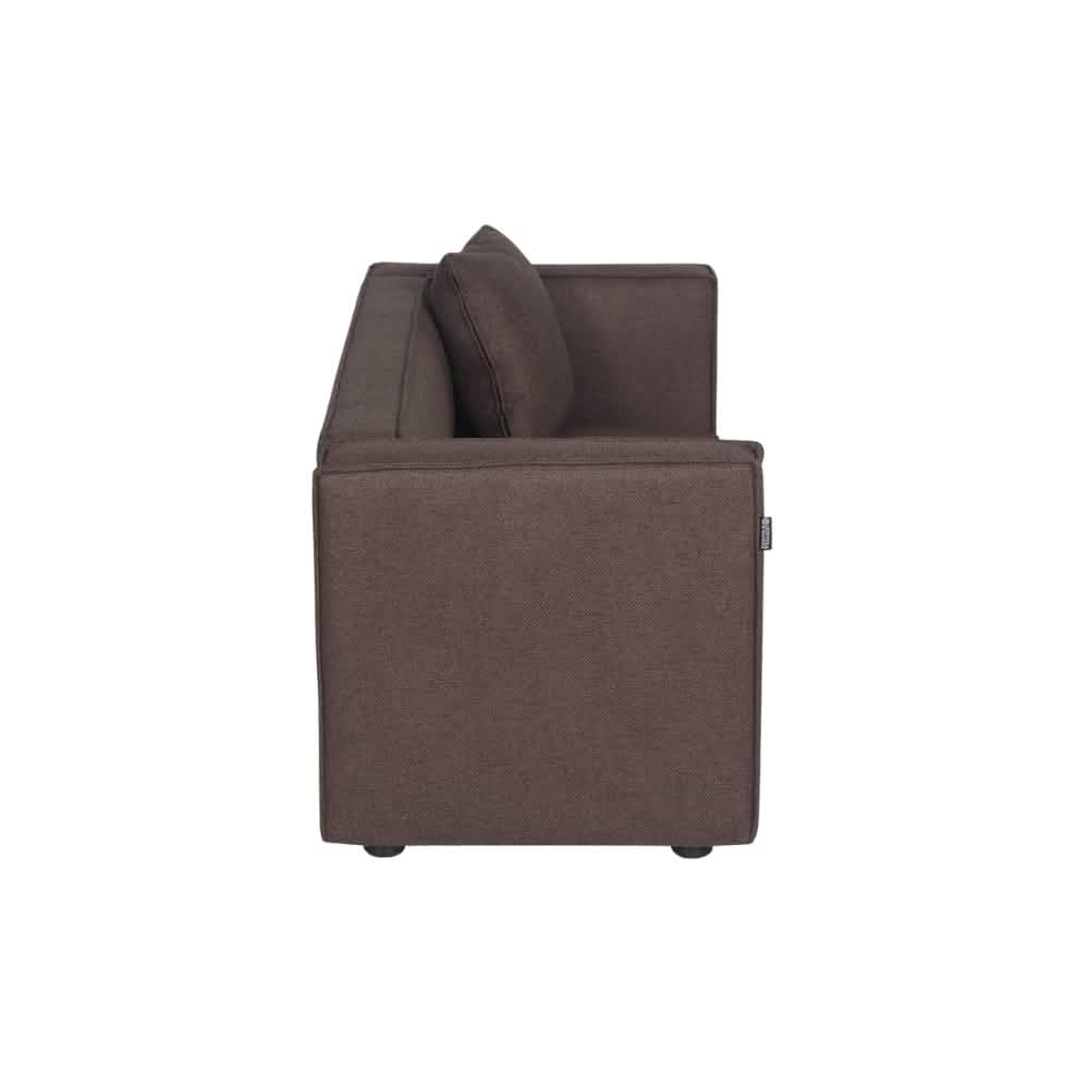 Elias Børnesofa 115 cm - Brun Stof
