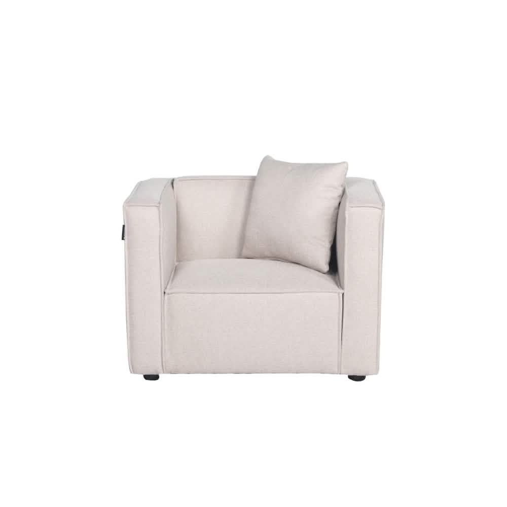 Elias Børnestol 60 cm - Beige Stof