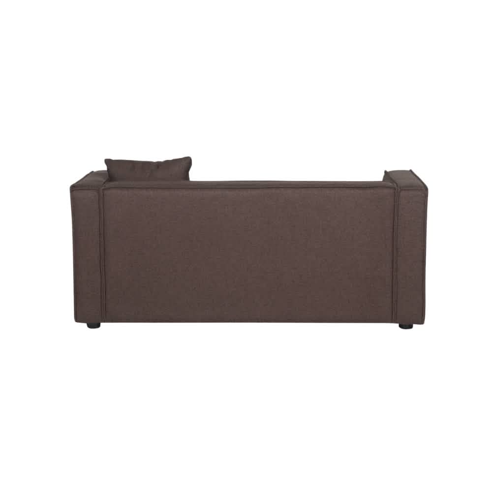 Elias Børnesofa 115 cm - Brun Stof